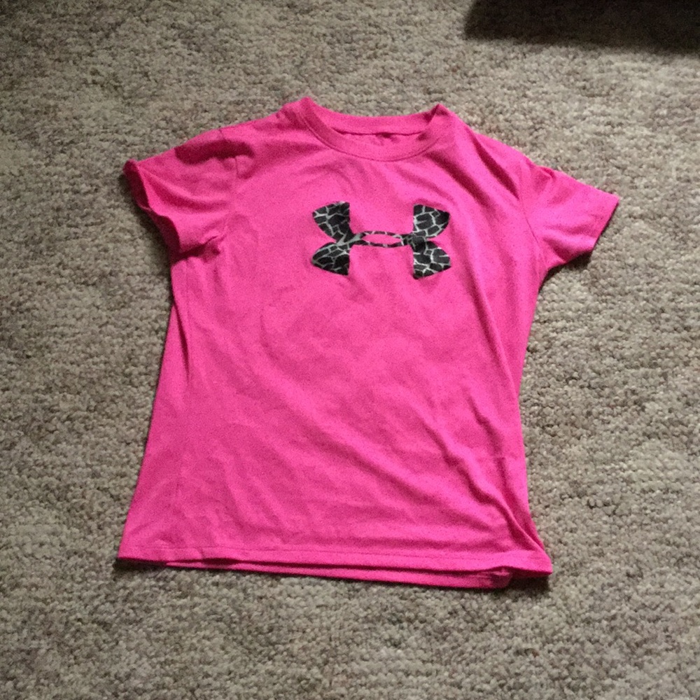 Under armour  pink and black and gray.